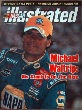 NASCAR ILLUSTRATED MAGAZINE 2003 OCT - MICHAEL WALTRIP, KYLE PETTY, ROUSH AIR